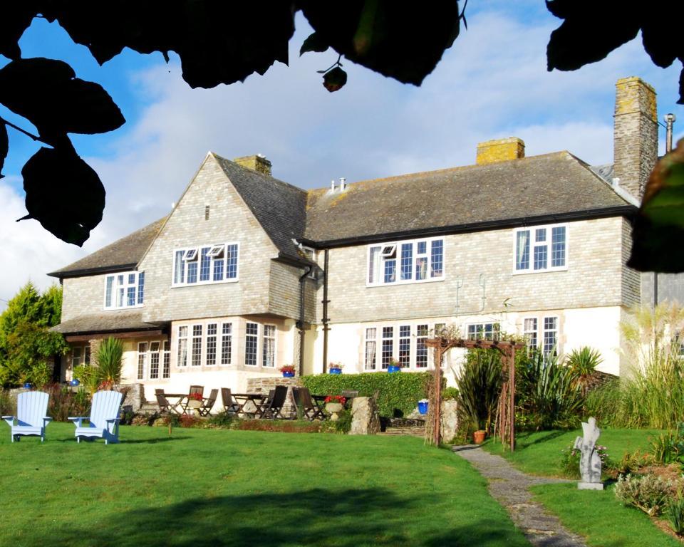 Trevalsa Court Hotel Mevagissey Bagian luar foto