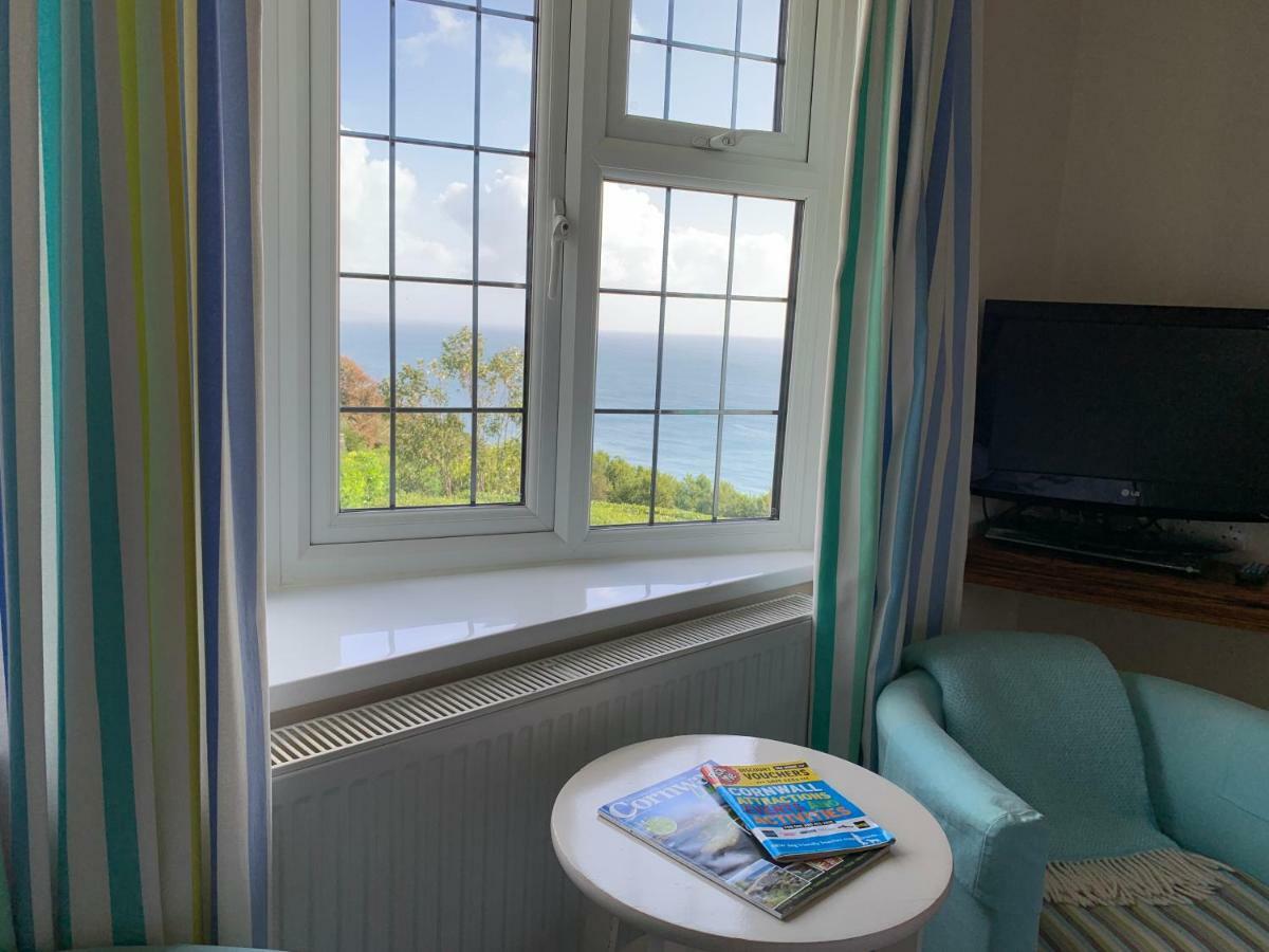 Trevalsa Court Hotel Mevagissey Bagian luar foto